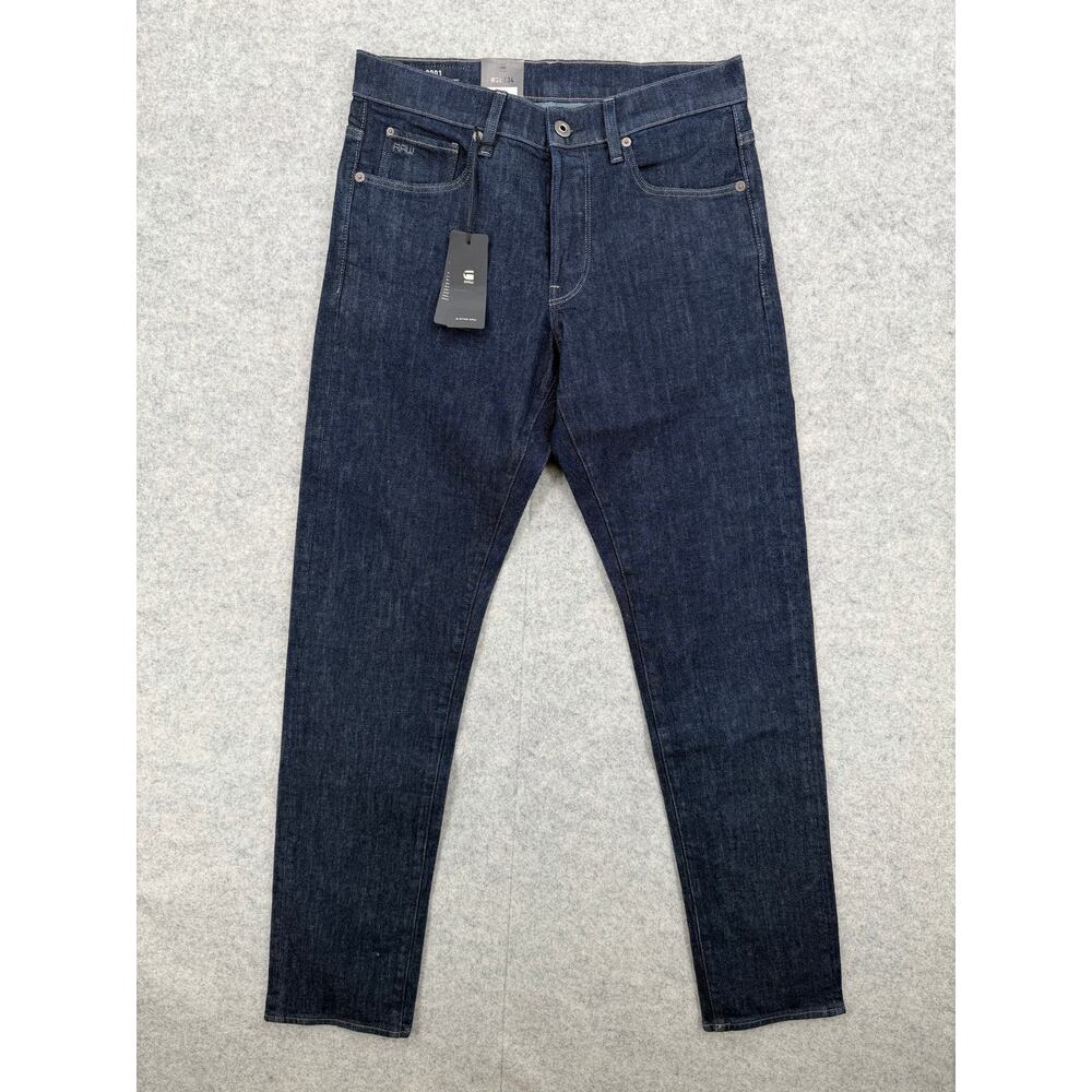 NWT G-Star Raw 3301 Regular Tapered Burten Stretch Blue Jeans Size Men's 30/34